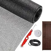 Bvizyelck Screen Door Replacement | Deck Screen Net Replacement Kit,157X47 Inch, Sliding Door Repair Kit, Pet Proof Net, Home Accessories for Porch, Patio, Pool