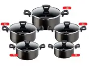 Tefal XL Intense Stewpot Set With Glass Lid Coated In France Non Stick