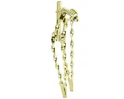 CUSTOM GOLD Springer Fork Flat Twisted for 26" Bike Lowrider Cruiser