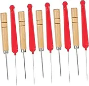 Angoily 1 Set Professional Beading Needle Compact Threading Awl with Handle for Easy Jewelry Making and Craft Projects Durable Ultra Thin Resistant Beading Needles