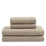 Calvin Klein Washed Percale Cotton 4 Piece Sheet Set, King