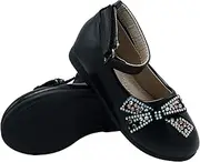 [ShoBeautiful] Toddler/Little Kid Girl's Ballet Flat Ankle Strap Shoes Party Dress Shoes