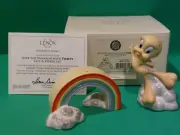 LENOX Looney Tunes TWEETY SALT & PEPPER OVER THE WAINBOW Rainbow NEW in BOX wCOA
