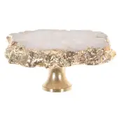 Dresser Drawer Knobs with Geode Slice Detailing Elegant and Functional