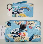 Vera Bradley *FREE PENS* Beach Treasures Turnlock Wallet & ID *See Description