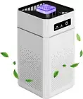 Air Purifier for Home Bedroom, H13 True HEPA & Activated Carbon Filter, 22Db Qui