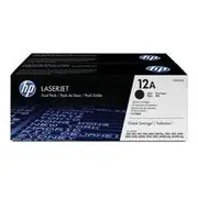 HP LaserJet Q2612AD Dual Pack Black Print Cartridges for