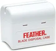 NEW FEATHER DOUBLE EDGE SAFETY RAZOR BLADE DISPOSAL CASE Bin Japan Unit