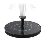 Solar Fountain Water Pump Kit Garden Outdoor Panel Floating Decoration Black Outdoor Fountains