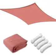 16x16 Ft 97% UV Block Square Sun Shade Sail Canopy Outdoor Backyard Garden Pool