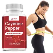 Cayenne Pepper 530mg - Digestive & Immune Support, Weight, Boost Metabolism
