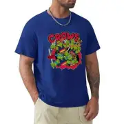 Adelaide Crows AFL Team Ninja Turtles T-Shirt 6XL Blue