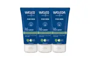 3 x Weleda Men 2 in 1 Face Wash 100mL