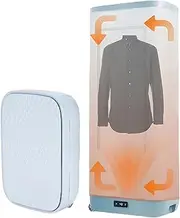 Portable Dryer Heated Clothes Dryer, Electric Clothes Dryer with Dryer Bag & Cloth Cover, Two Heating Mode, 180Min Intelligent Timer, Heated Clothes Airer for Room Balcony Bedroom Gray