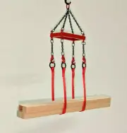 Crane Lifting Frame Set w/Straps In Authentic Manitowoc Red. 1/87th