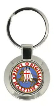 Knights Templar Seal Key Ring