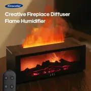 Fireplace Aroma Essential Oil Diffuser Colorful Flame Air Humidifier with Timer