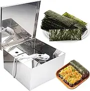 Commercial Stainless Steel Seaweed Drying Box, Bulb Electrothermal Dehydrator with Adjustable Temperature & 4 Non-Slip Feet, Professional Nori Drying Oven for Sushi Bars & Restaurants Large