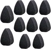 Bowitzki Face Paint Sponges for Face Painting Adults Kids Black Sponges High Density Art Work Makeup and Body Paint Halloween Christmas Festival (10 Petals)