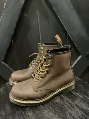 Dr. Martens Men’s Leather Boots AZTEC BROWN CRAZY HORSE Size 9M/10W NIB