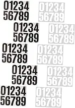 KALLORY 10 Sheets Large Adhesive Numbers for Mailbox House Door and Trash Can Weatherproof Stickers for DIY Address Identification