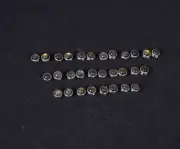Wholesale 15PR 925 Solid Sterling Silver Labradorite Stud Earring Lot G169