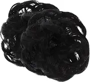 LOORGVEL 2pcs Realistic Messy Bun Hairpiece Hair Bun Extensions for Women Ponytail Wig Accessory Easy to Wear and Stylish