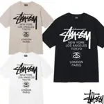 免運STUSSY WORLD TOUR TEE 多色 經典款 世界巡遊 城市聯名LOGO 短袖