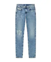Diesel 2019 D-Strukt Distressed Slim Jeans 33,34,29,30,32 light blue