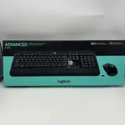 Logitech Advance Keyboard and Mouse Combo Desktop - Black