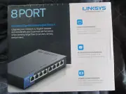 Linksys LGS108 8-Port Business Gigabit Unmanaged Switch 1000Mbps NEW!