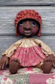Cloth Folk Art Doll Pattern "Junebug" by Gini Simpson
