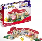 MEGA Pokmon Action Figure Building Toys, Forest Pokmon Center with 648 Pieces,