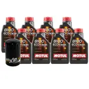 8L Motul 8100 ECO-CLEAN 0W-30 Wix XP Filter Motor Oil Change Kit API SN