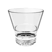 Thunder Group PLTHRG210C 10 oz Stackable Clear Polycarbonate Rocks Glass