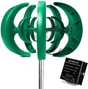 Vertical Wind Turbine Generators,12V-220V for Home Farm 10000W Maglev Low Speed Small Windmill with MPPT Controller