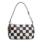 NWT Coach Nolita 19 Black/Ivory Checkerboard Print CR394