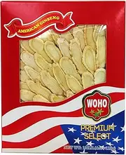 #127.4 American Ginseng Slice Large 4oz Box