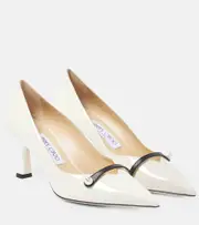 [Jimmy Choo] Jimmy Choo Rosalia 65 patent leather pumps AU 10 white