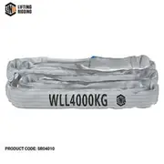 LINQ 2m Sling Webbed Round Grey SR04020