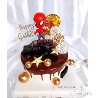 在飛比找蝦皮購物優惠-Tower Lucky塔吉｜蜘蛛人蛋糕 生日蛋糕 造型蛋糕 