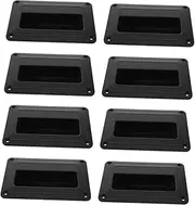 Kisangel 8pcs Speaker Handle Durable Plastic Replacement for Guitar Amplifiers Cabinets Comfortable Grip Easy Installation Modern Design for Home Audio