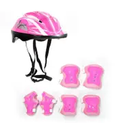 Kankanwo 7Pcs/Set Children's Skating Protective Gear Children Kids Helmet Knee PK