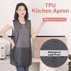 with Pockets Kitchen Apron TPU Cleaning Aprons Household Work Apron for Women