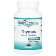Nutricology, Thymus, 0.5 g , 75 Vegicaps