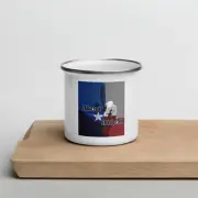 Abort Governor Abbott Texas State Bird Enamel Mug