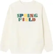 [SPRINGFIELD] Boys Sudadera Caja Sweatshirt, Ivory