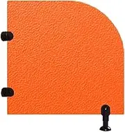 Urinal Divider Screen,Toilet Partition,Floor-Mounted Urinal Baffle Urinal Screen Toilet Partition Colorful Partition Board Wood Men Urinal Privacy Screen Divider(Orange,90 * 90cm/35.4 * 35.4in)