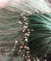 100M Length 3.93in Mesh White 3 Layers Fish Gill Sink Net Angling Tackle
