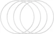 4PCS Automotive Alloy Wheel Protector Ring Anti-Scratch HubCap Patch R15 R16 R17 R18 R19 R20 R21 R22 Full Rim Cover Accessories(R16 White)